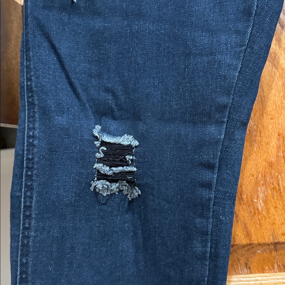 Men's YoungLA dark blue Distressed Jeans size 32/30 - Picture 3 of 9